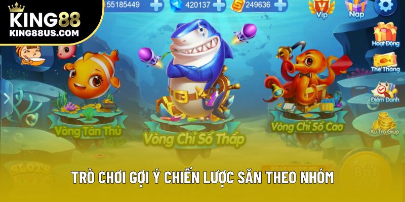 Trò chơi gợi ý chiến lược săn theo nhóm